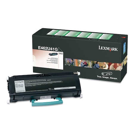 Lexmark Return Program Extra High-Yield Toner, 18,000 Page-Yield, Black E462U41G